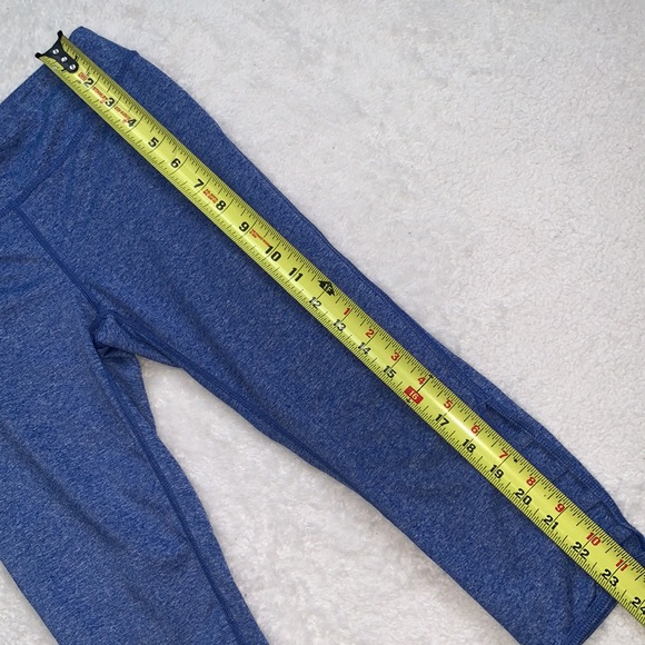 Z by Zella Girl Blue Capri Leggings M 8/10 EUC Athletic Sports Dance - Picture 9 of 10